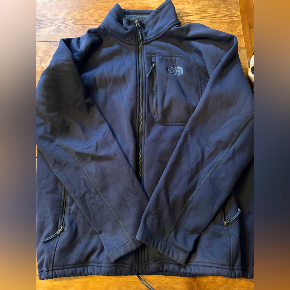 North face zip up fleece